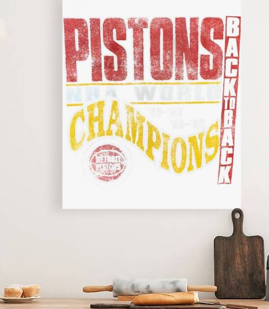 Detroit Pistons 9 by RobertaCWeaver