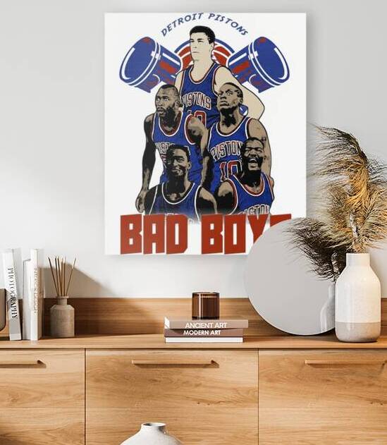 Detroit Pistons 20 by RobertaCWeaver