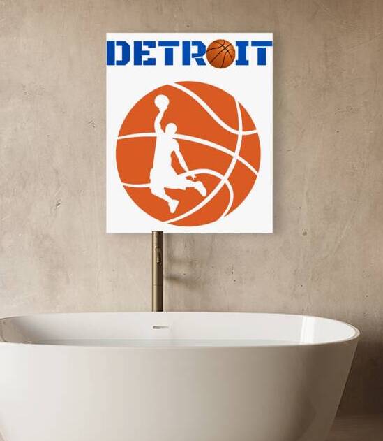 Detroit Pistons 24 by RobertaCWeaver