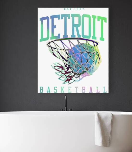 Detroit Pistons 29 by RobertaCWeaver