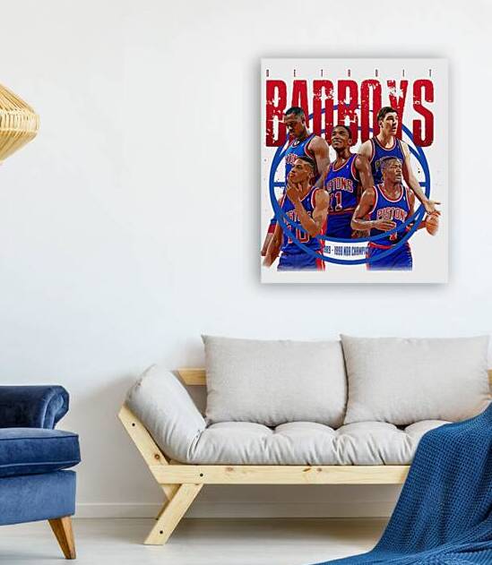 Detroit Pistons 36 by RobertaCWeaver