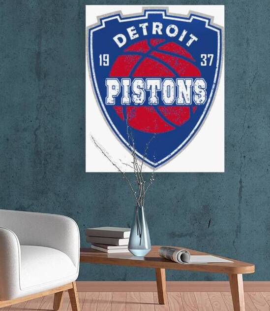 Detroit Pistons 38 by RobertaCWeaver