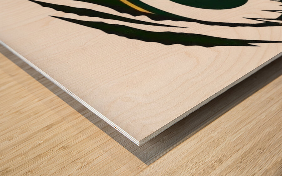 Green Bay Packers 3 Wood print