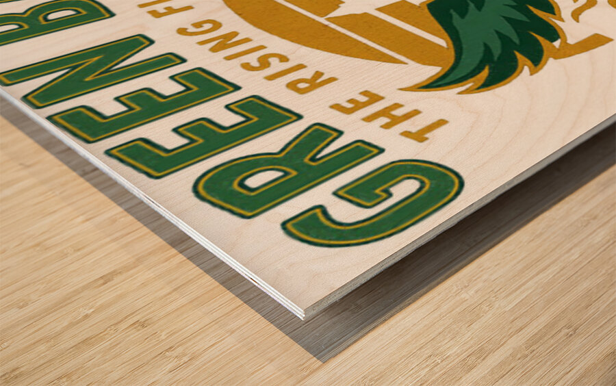 Green Bay Packers 21 Wood print