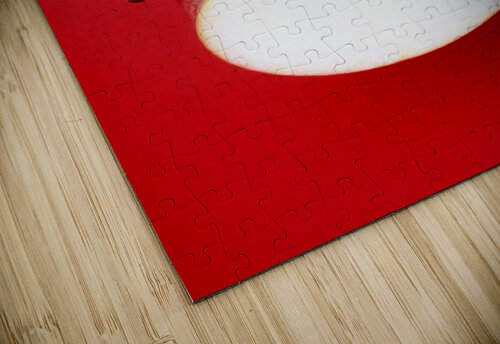 Half An Apple On Red Background PacificStock puzzle