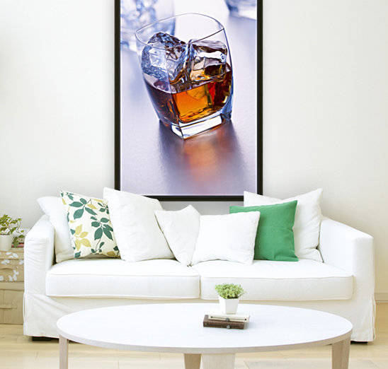Glass of whiskey by PacificStock