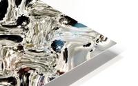 Gray Abstract Swirls HD Metal print