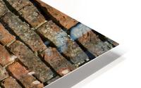Weathered Brick Wall HD Metal print