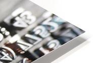 Letterpress Type HD Metal print