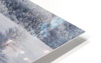 A Snowy Field HD Metal print
