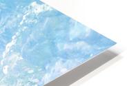 Surfer On Blue Ocean Wave HD Metal print