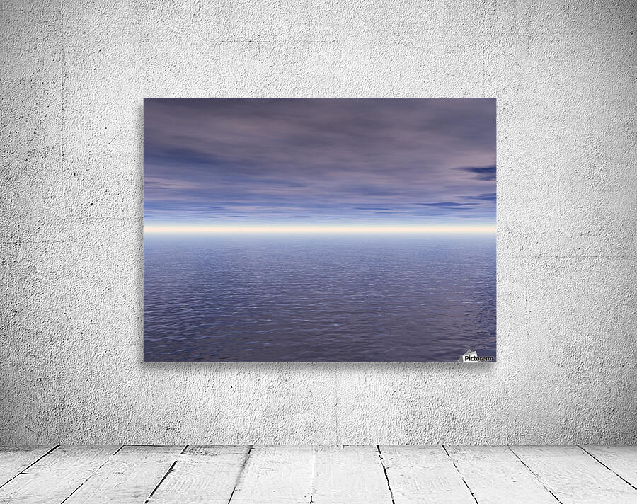 Ocean And Clouds Wall Preview