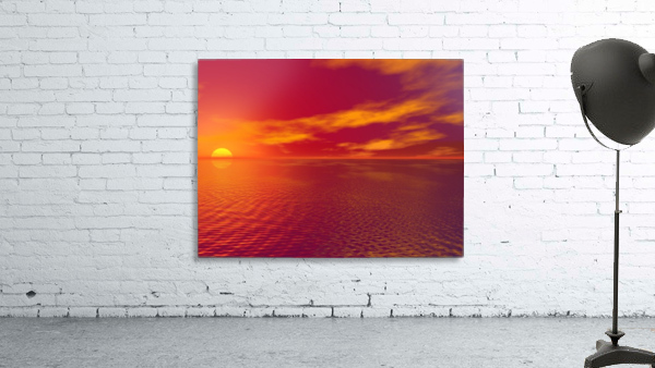 Sunset Over The Water Wall Preview