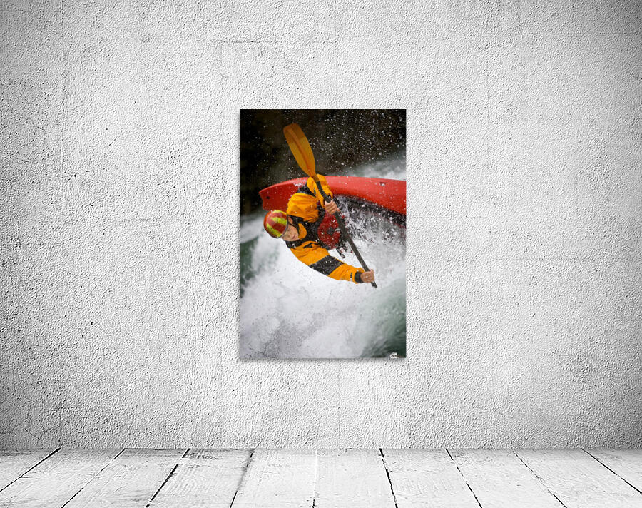 Boy Kayaking Wall Preview