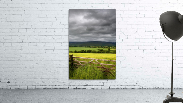 Dark Clouds Over Fields, England Wall Preview