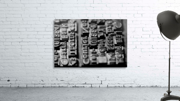 Letterpress Type Wall Preview
