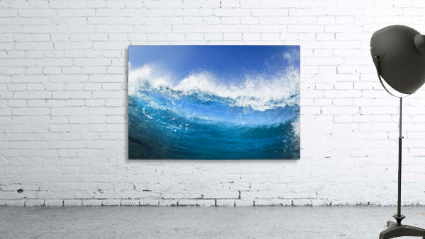 Blue Ocean Wave Wall Preview