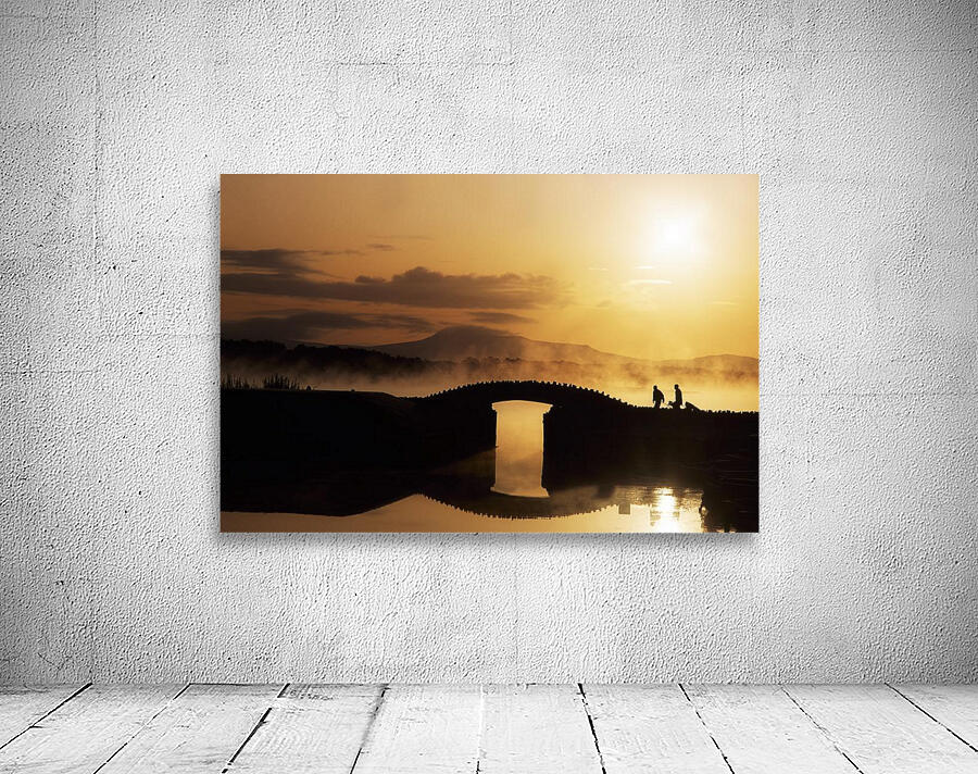 Killarney Golf Course, Co Kerry, Ireland; Silhouetted Golfers Wall Preview