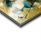 spatula paint movement Acrylic print