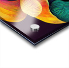 colored mushrooms Impression Acrylique