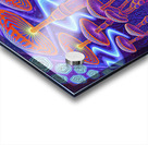 fluorescent mushrooms Impression Acrylique