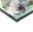 turquoise vintage flowers Acrylic print