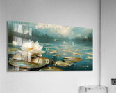 flower water lake Impression acrylique