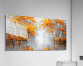 autumn in orange color Acrylic Print