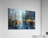 rainy day in the big city Acrylic Print