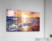 sunrise on the beach Acrylic Print