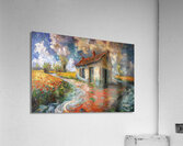 old house paint colors Impression acrylique