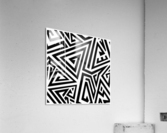 LINES E BW Acrylic Print