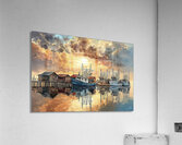 OLD MARINA 31A Impression acrylique