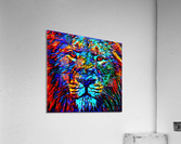 Lion Color Face Painting Acrylic Print