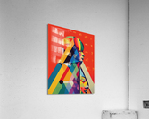 pyramids of faces Impression acrylique