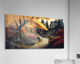 house in autumn Acrylic Print