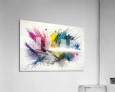 air brush abstract Acrylic Print