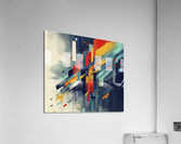 abstract linear colors Acrylic Print