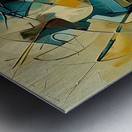 spatula paint movement Metal print