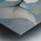 summer white flowers Metal print