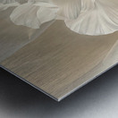 White Flowers Fabric:C Impression metal