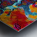 Labyrinth Color Metal print