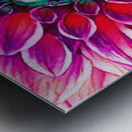 Red flower and Green Impression metal