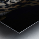  leopard s face Impression metal