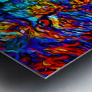 Lion Color Face Painting Metal print