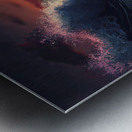 orange sunset Impression metal