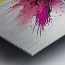 air brush abstract Metal print