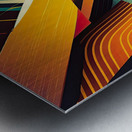 lines colors art Impression metal