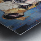 english bulldog Metal print