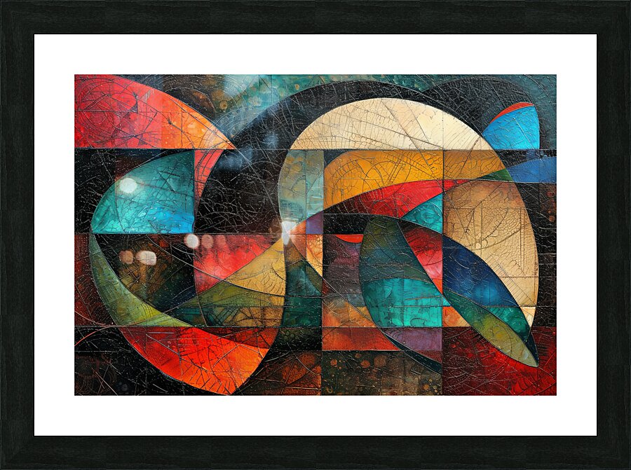 GB Abstract 14 Picture Frame print